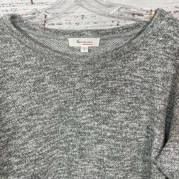 NEW Two By Vince Camuto Gray Metallic Drop Sleeve Sweater, Medium, MSRP $79 - Picture 4 of 13